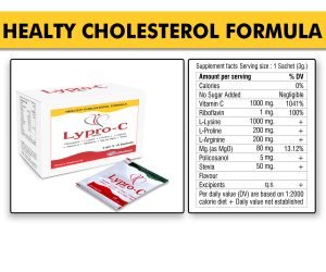 Cholesterol lowering supplement facts