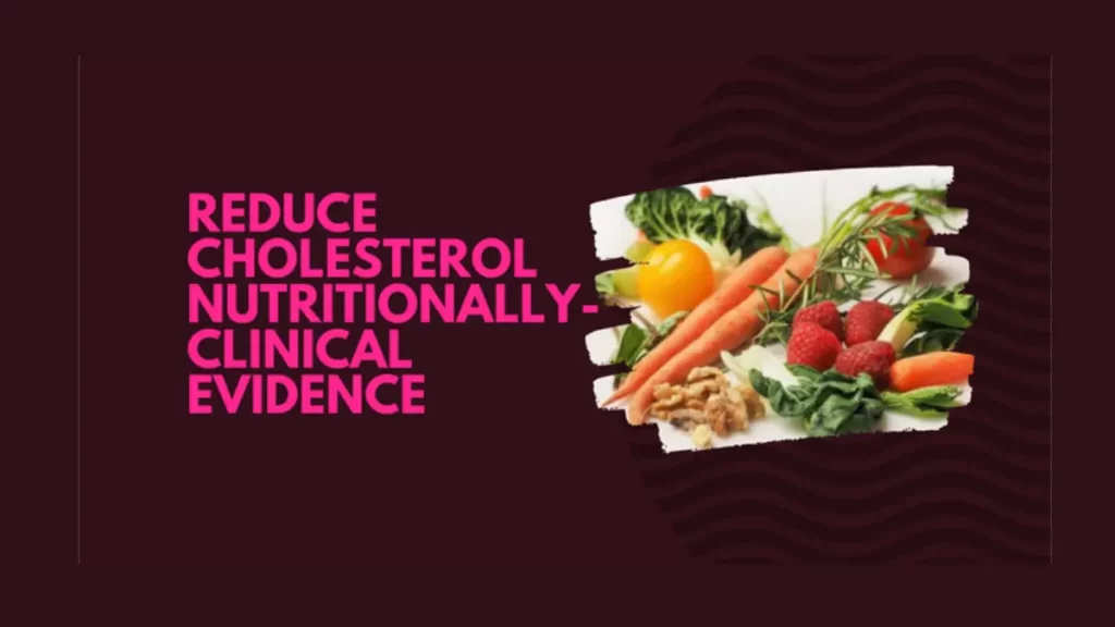 reduce cholesterol nutritionally
