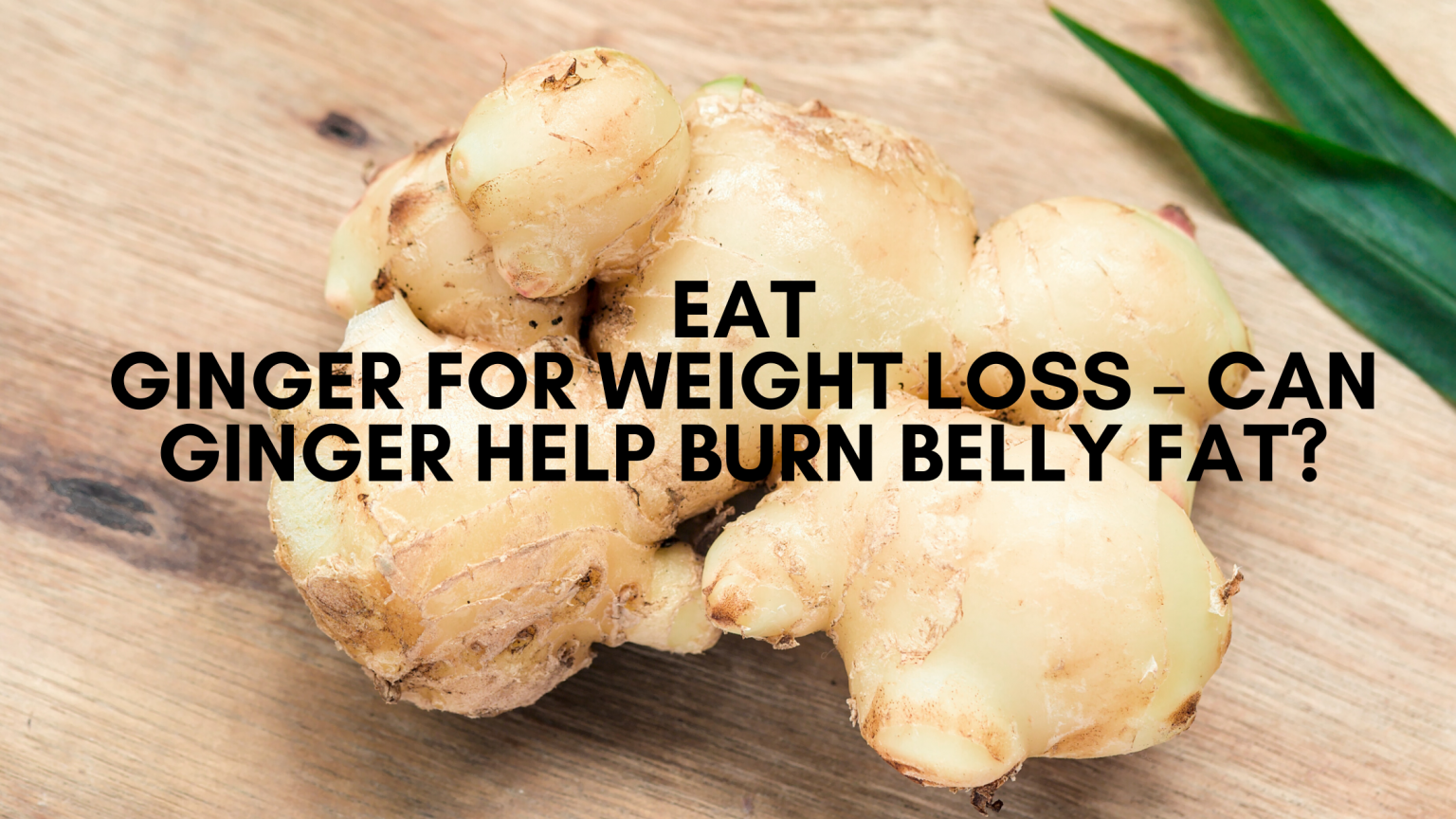 Eat Ginger For Weight Loss – Can Ginger Help Burn Belly Fat