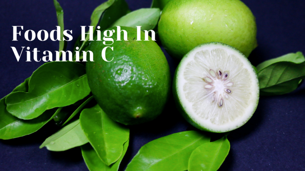 image of foods high in vitamin c