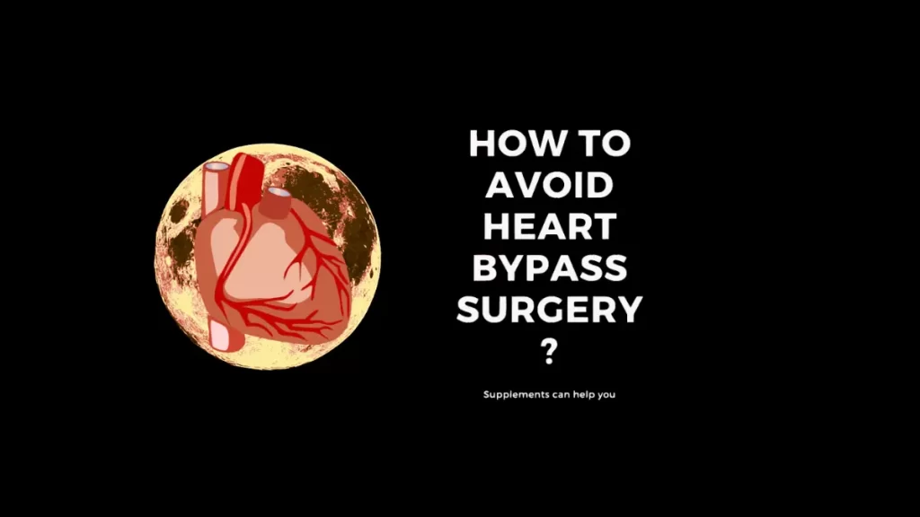 how to avoid heart bypass surgery