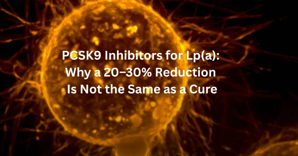 PCSK9 Inhibitors for Lp(a): Why a 20–30% Reduction Is Not the Same as a Cure