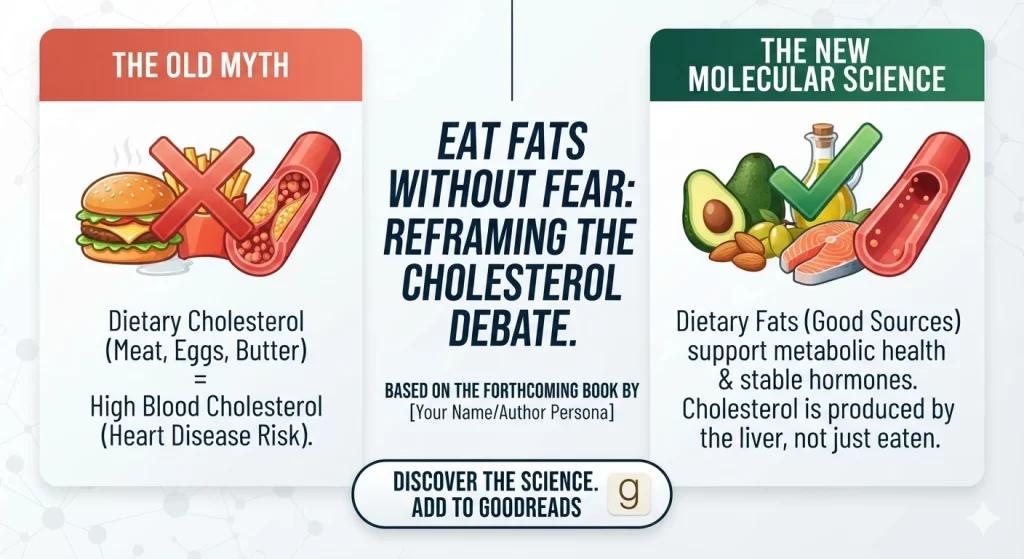 Decoding the true biochemistry of saturated fats and cholesterol. Research by Dr. Balaram Dhotre, PhD (Medicinal Chemistry